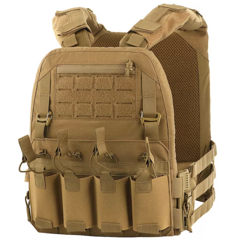 Плитоноска типу Plate Carrier Cuirass QRS Coyote - для плит розміру L/XL Плитоноска типу Plate Carrier Cuirass QRS Coyote - для плит розміру L/XL